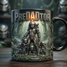 Load image into Gallery viewer, "For the Strongest Warrior Dad!" - Personalized Magic Mug for Dads and Kids Coffee Mug PopCulturePrints
