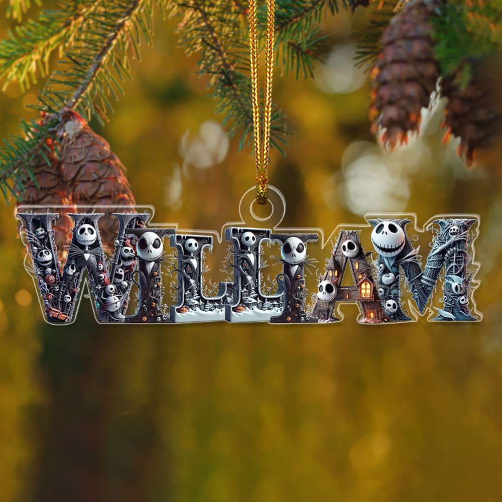 Personalized Movie Fan Christmas Ornament Ornament PopCulturePrints