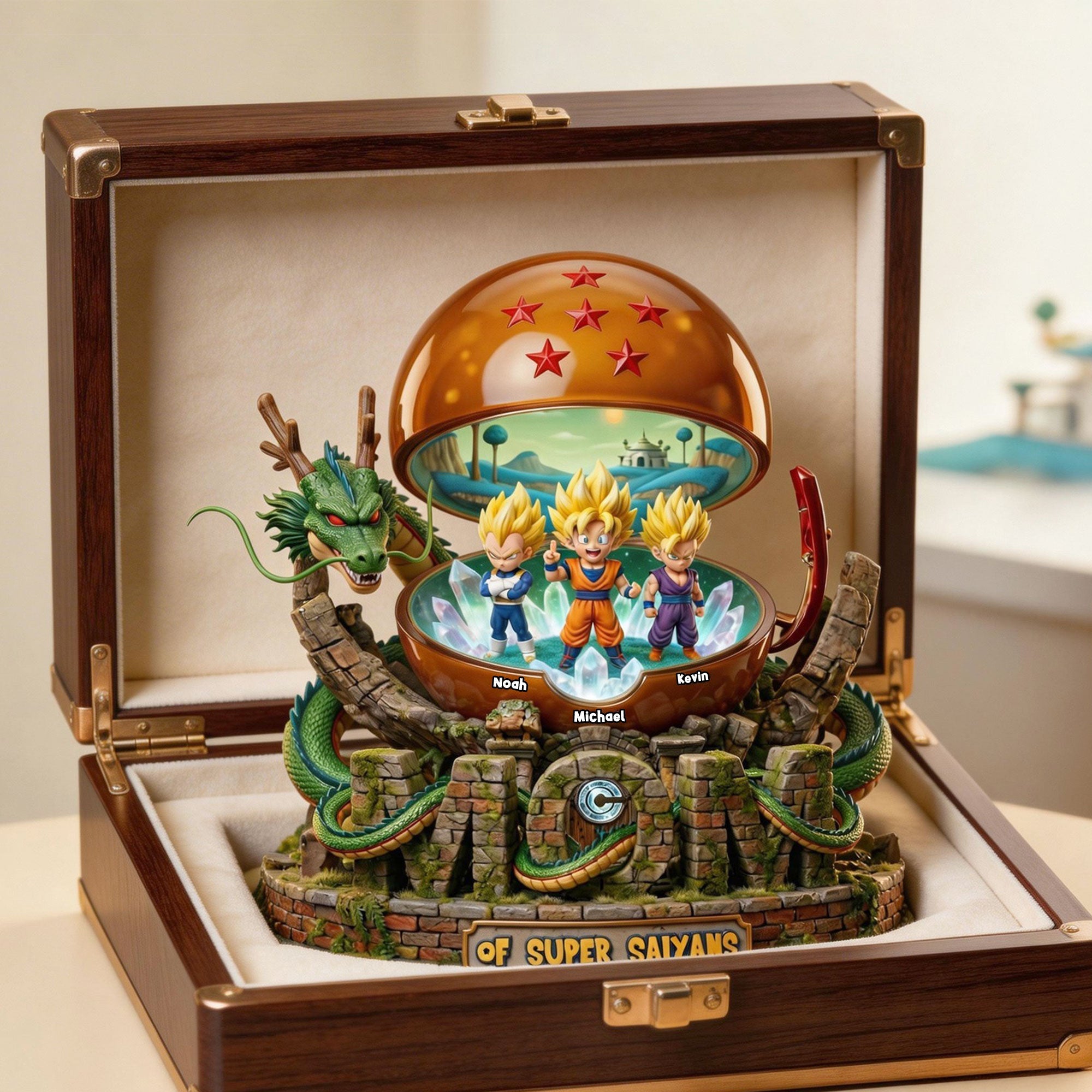 Mom Planet Acrylic Plaque - A Heartfelt Tribute for Mom | Personalized Gift for Moms and Grandmas Shaped Plaques PopCulturePrints