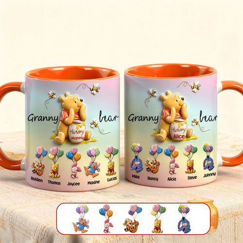 Love Mother Accent Mug - Personalized Gift for Mom, Grandma, and More Coffee Mug PopCulturePrints