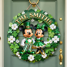 Load image into Gallery viewer, Celebrate Love and Luck: St Patrick's Day Couple Wood Sign - Personalized Family Gift Wood Sign PopCulturePrints
