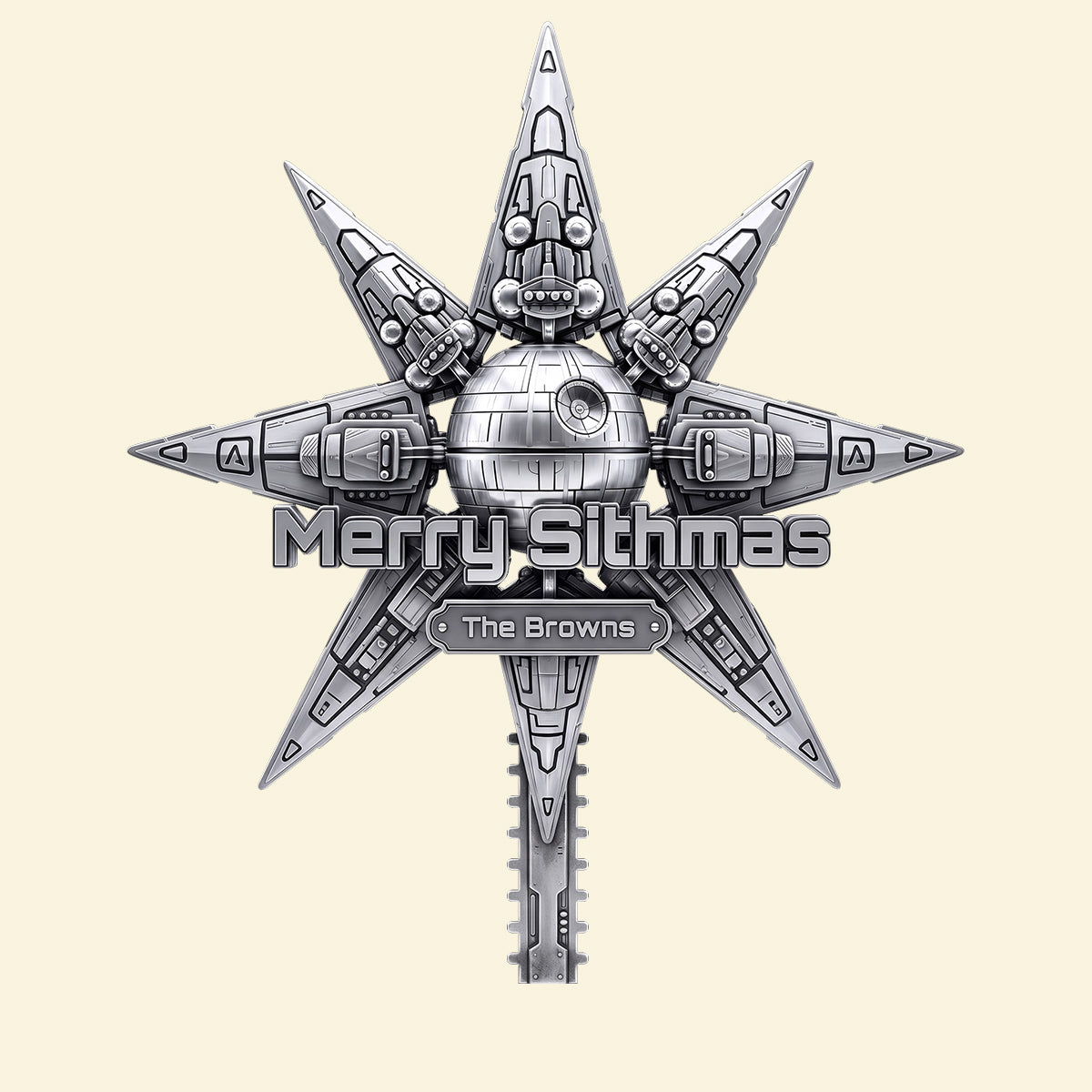 Space Adventure Tree Topper - Personalized Christmas Gifts 03hutn081026 Ornament PopCulturePrints