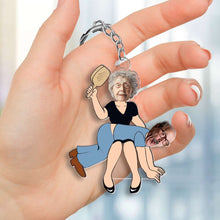 Load image into Gallery viewer, Personalized Funny Couple Keychain - Custom Photo Gifts Keychains PopCulturePrints
