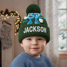 Load image into Gallery viewer, Bring Joy This Christmas with Our Funny Bobble Beanie Hat - Personalized Gifts for Kids Hat PopCulturePrints

