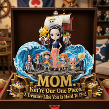 Load image into Gallery viewer, Mom, You're Our One Piece - Personalized Sea Adventure Acrylic Plaque | Gift for Mom, Grandma &amp; Loved Ones Shaped Plaques PopCulturePrints
