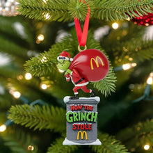 Load image into Gallery viewer, “Celebrate the Season with a Grinchy Twist” - Personalized Christmas Ornament for Fans of the Grinch Ornament PopCulturePrints
