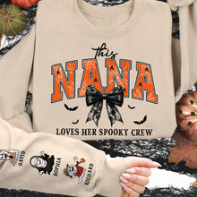 Load image into Gallery viewer, Customized Halloween Sweatshirt for Grandmas: Spooky Crew Edition
