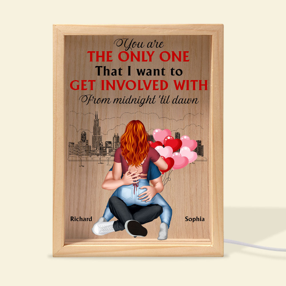 Personalized Light Box: You Are The Only One for Couples PopCulturePrints