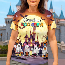 Load image into Gallery viewer, “Grandma’s Boo Crew” – Personalized 3D Shirt for Spooky Occasions AOP Products PopCulturePrints
