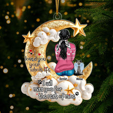 Load image into Gallery viewer, Personalized Cat Lover&#39;s Christmas Acrylic Ornament Ornament PopCulturePrints
