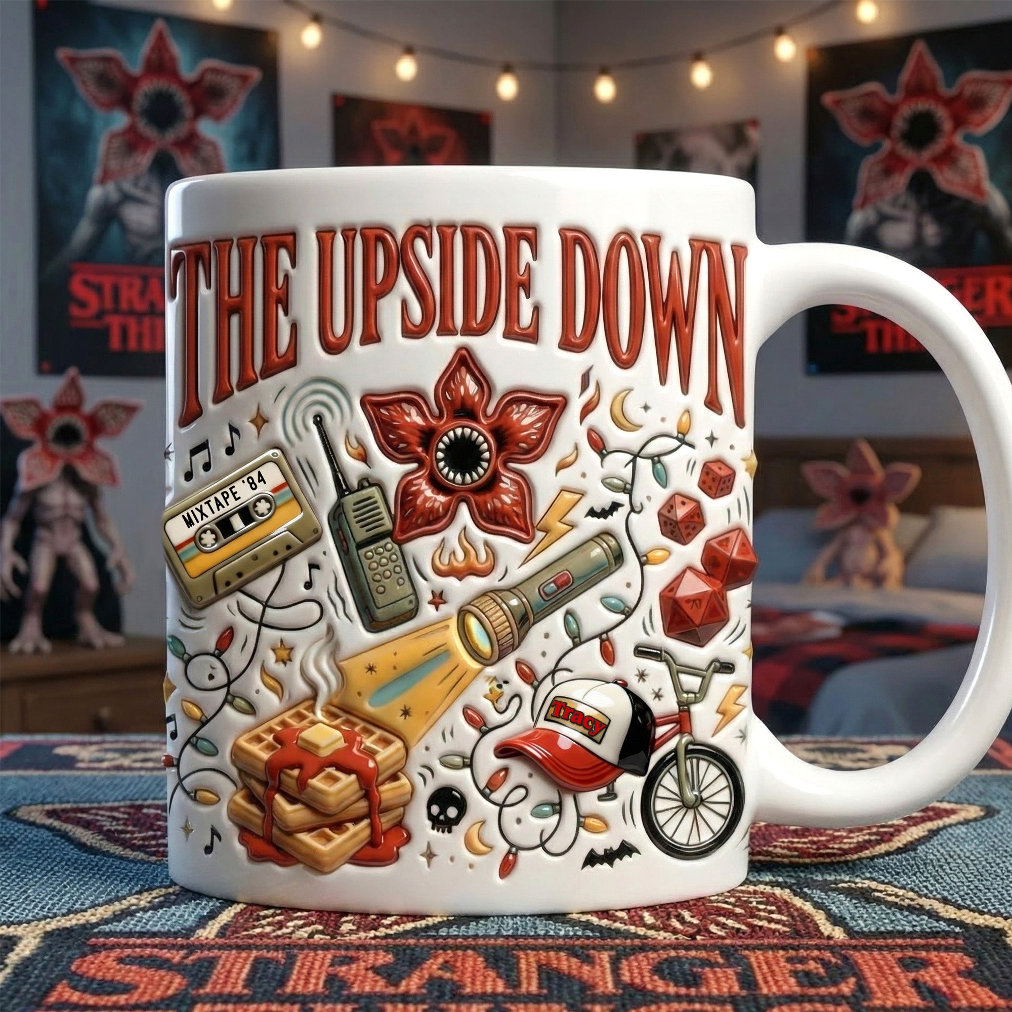 “Step Into the Dark Parallel” - Dark Parallel World Coffee Mug - Personalized Gift for Pop Culture Enthusiasts Coffee Mug PopCulturePrints