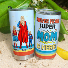 Load image into Gallery viewer, Super Mom Personalized Tumbler - Customizable for Mother&#39;s Day Tumbler Cup PopCulturePrints
