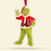 Load image into Gallery viewer, Personalized Funny Christmas Costumes Kid Photo Acrylic Ornaments
