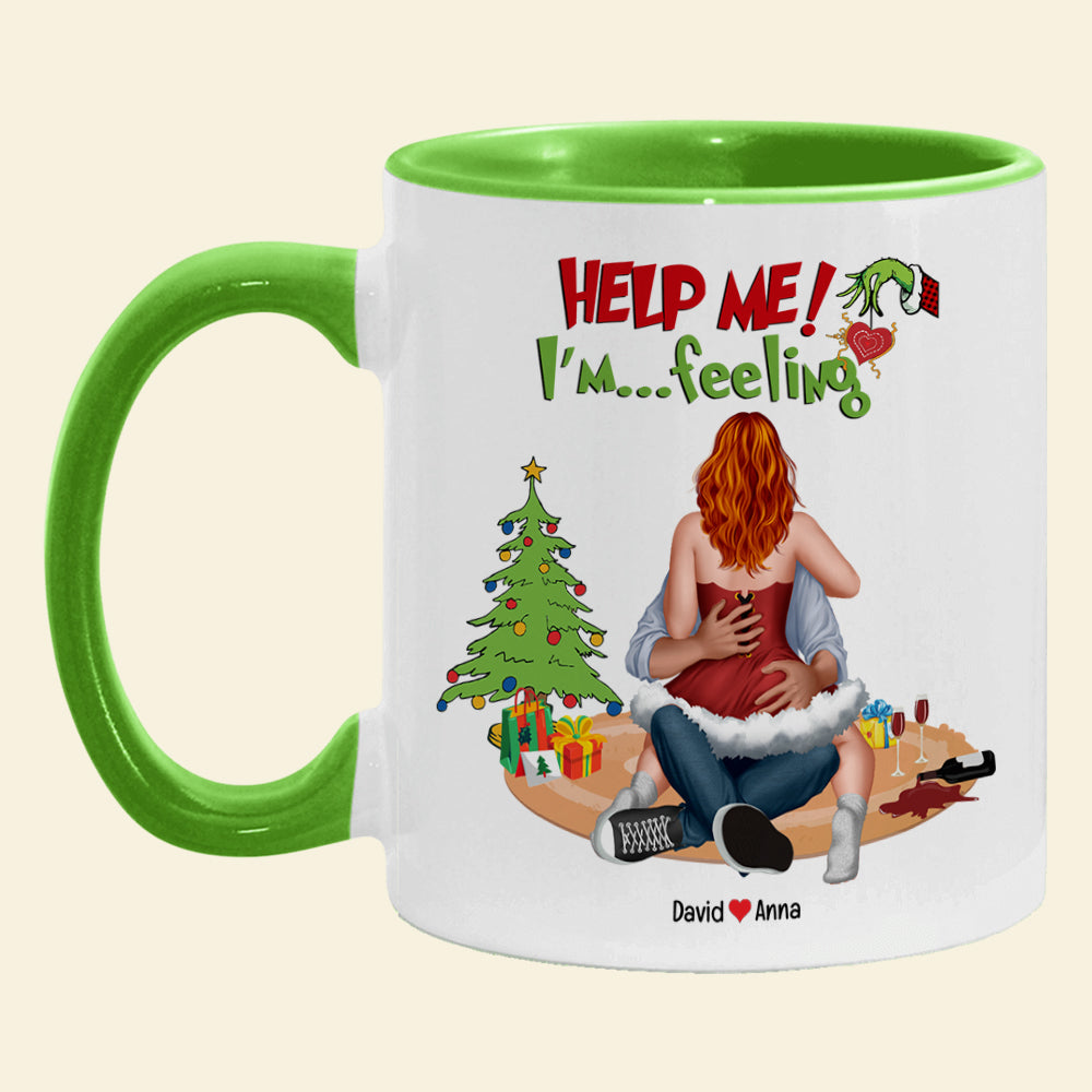 Naughty Couple Personalized Holiday Mug