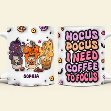 Load image into Gallery viewer, Personalized Halloween Coffee Lover&#39;s Mug
