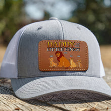 Load image into Gallery viewer, Personalized Daddy of the Little Kings Leather Patch Hat - Father&#39;s Day Gift
