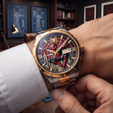 Load image into Gallery viewer, "Embrace Your Childhood Dreams with Every Tick" - Custom Childhood Hero Men's Watch - Personalized Gifts for Fans
