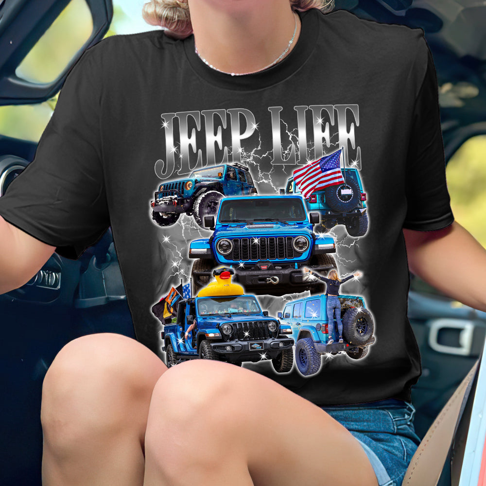 Personalized Funny DNA Test Jeep T-Shirt for Women