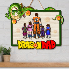 Load image into Gallery viewer, Custom Dragon Inspired Best Dad Ever Wood Sign Wood Sign PopCulturePrints

