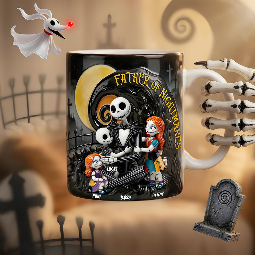 "Celebrate Every Sip with Dad’s Own Spooky Mug" - Personalized Spooky Dad Coffee Mug, Perfect Gift for Dads and Grandpas Coffee Mug PopCulturePrints