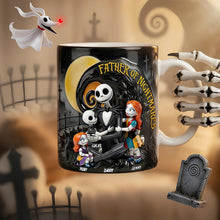 Load image into Gallery viewer, "Celebrate Every Sip with Dad’s Own Spooky Mug" - Personalized Spooky Dad Coffee Mug, Perfect Gift for Dads and Grandpas Coffee Mug PopCulturePrints
