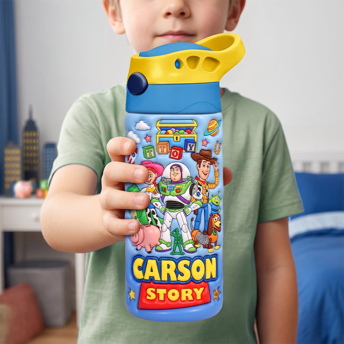 “Adventure Awaits!” - Little Heroes Colorful Kid Tumbler - Personalized Gifts For Kids