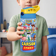 Load image into Gallery viewer, “Adventure Awaits!” - Little Heroes Colorful Kid Tumbler - Personalized Gifts For Kids
