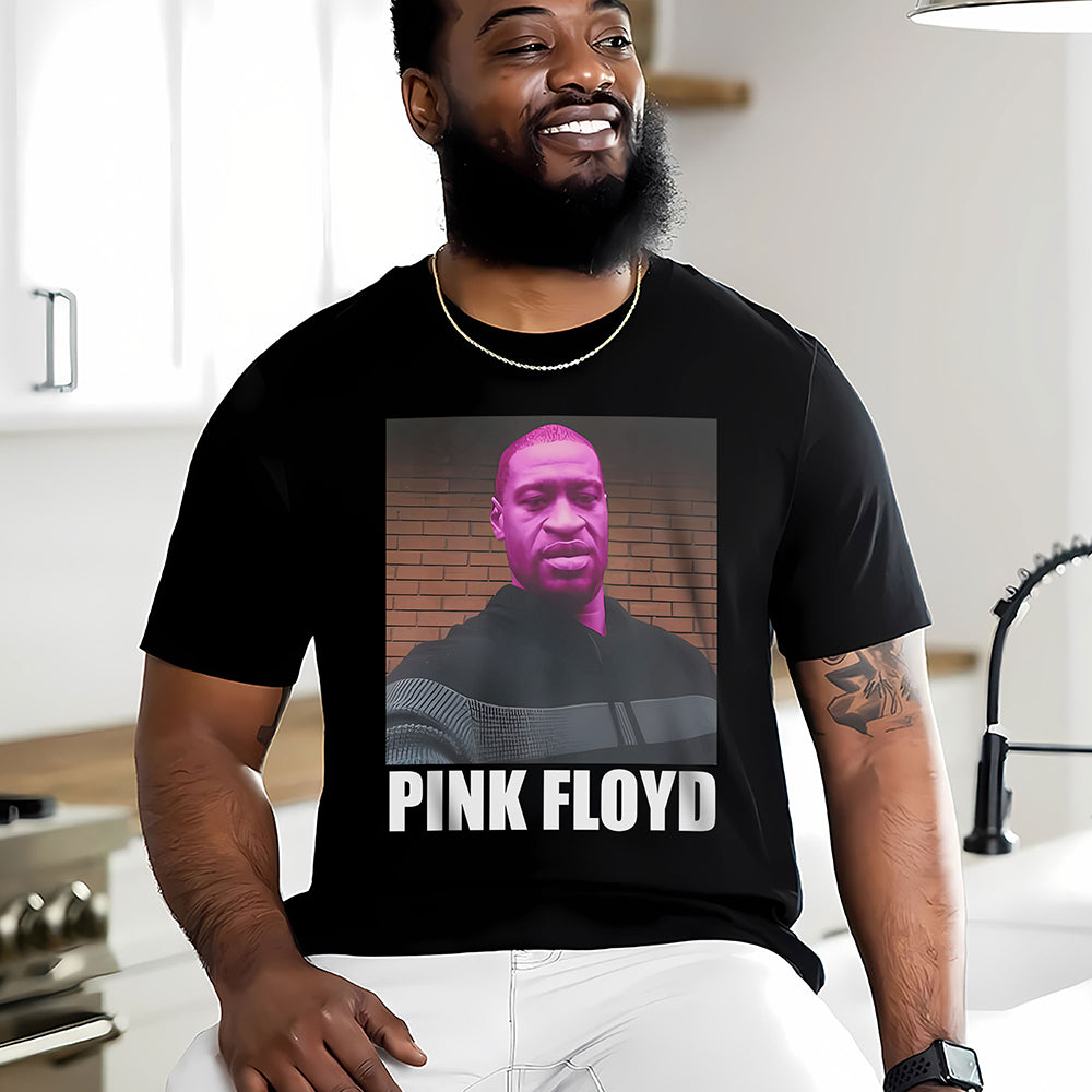 George Floyd Tribute Shirt - Pink Floyd Inspired Shirts PopCulturePrints