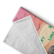 Load image into Gallery viewer, Tropical Dogs Make Life Better - Personalized Beach Towel for Dog Lovers Beach Towel PopCulturePrints
