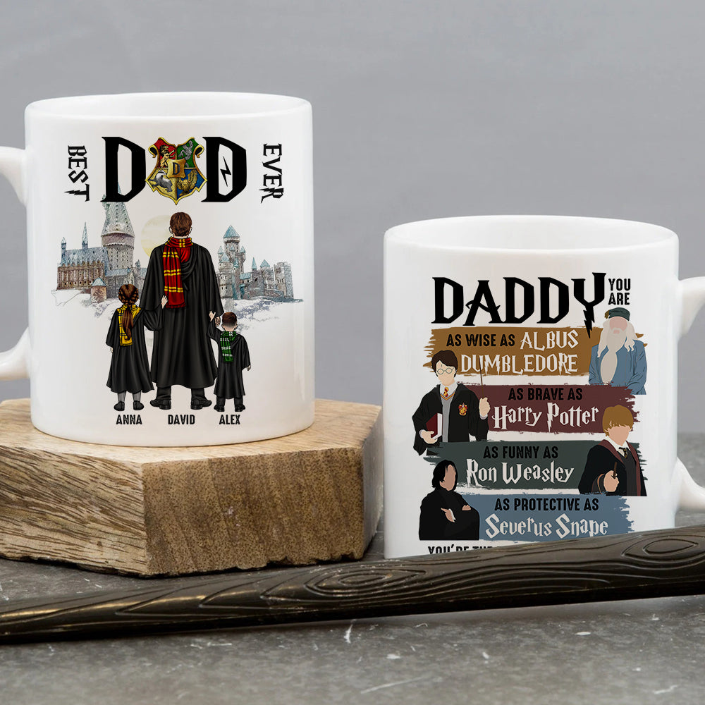 Personalized Harry Potter Inspired Best Dad Ever Mug