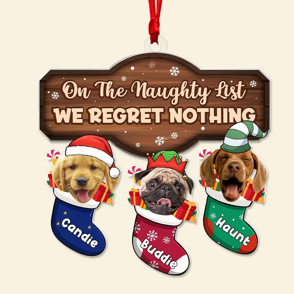Personalized Christmas Pet Ornament for Pet Lovers Ornament PopCulturePrints