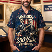 Load image into Gallery viewer, Celebrate Freedom with Style - Personalized Hawaiian Shirt for Patriots Hawaiian Shirts PopCulturePrints
