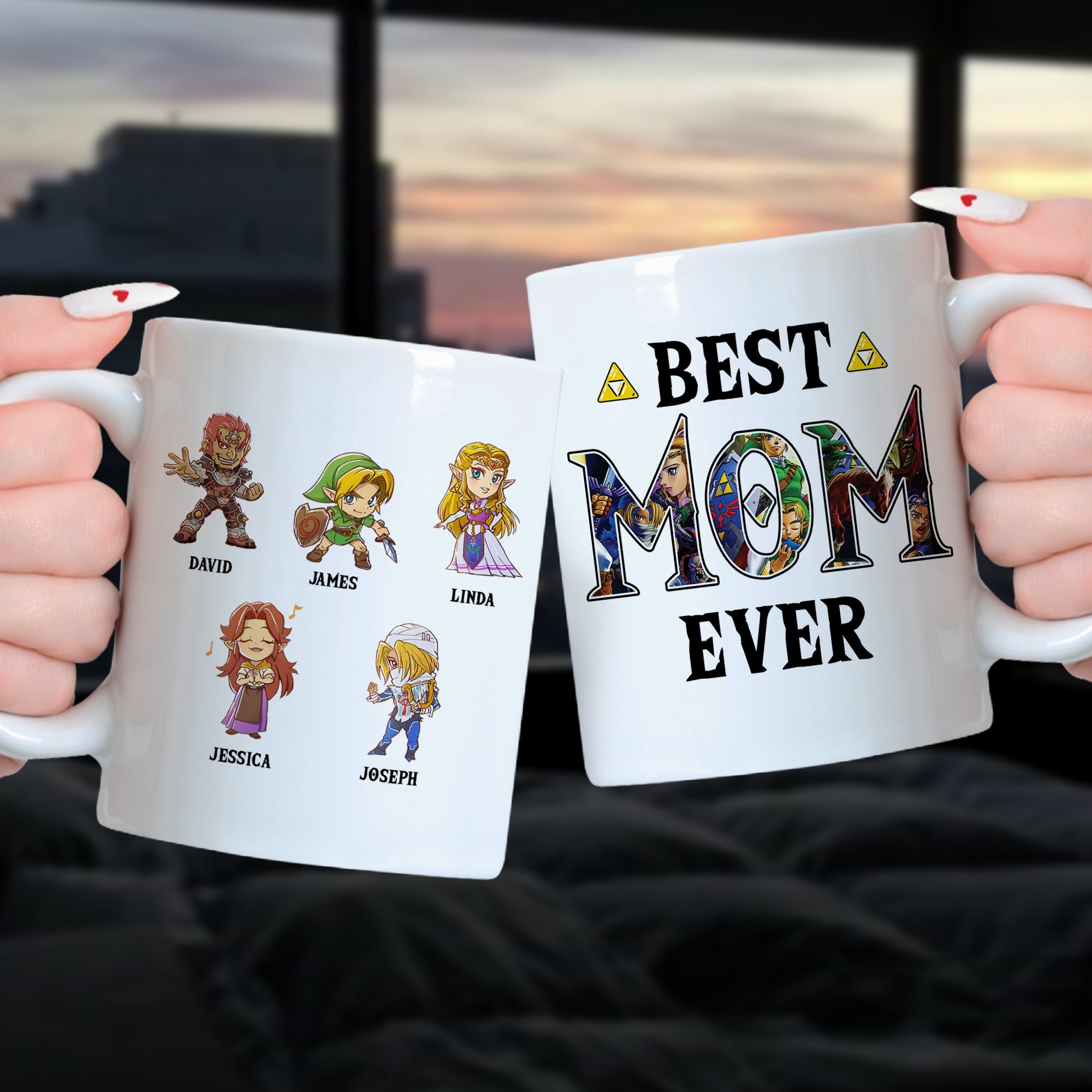 Custom Best Mom Ever Coffee Mug - Personalized Gift for Mother's Day Coffee Mug PopCulturePrints