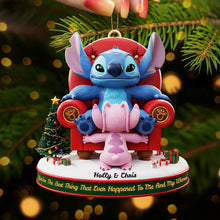 Load image into Gallery viewer, You&#39;re The Best Thing That Ever Happened To Me - Personalized Funny Couple Acrylic Ornament Ornament PopCulturePrints
