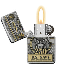 Load image into Gallery viewer, Honor the Brave: Military 250th Anniversary Flame Lighter - Personalized Gift for Veterans Lighter PopCulturePrints
