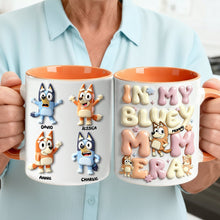Load image into Gallery viewer, In My Bluey Mom Era - Personalized Mug for Moms and Grandmas Coffee Mug PopCulturePrints

