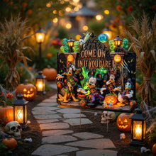 Load image into Gallery viewer, "Come On In If You Dare" - Personalized Scared Squad Yard Sign for Halloween
