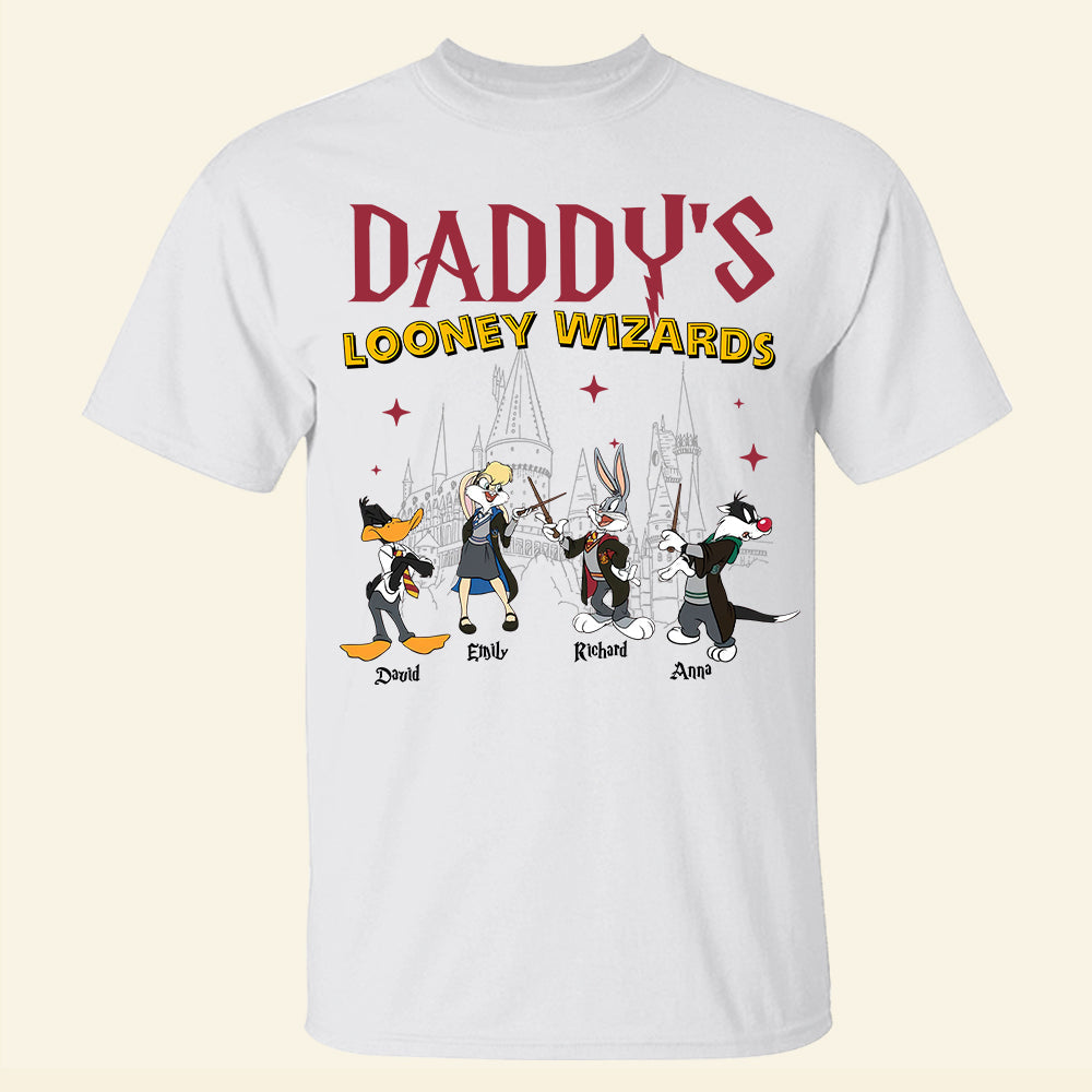 Personalized Daddy's Looney Wizards T-Shirt