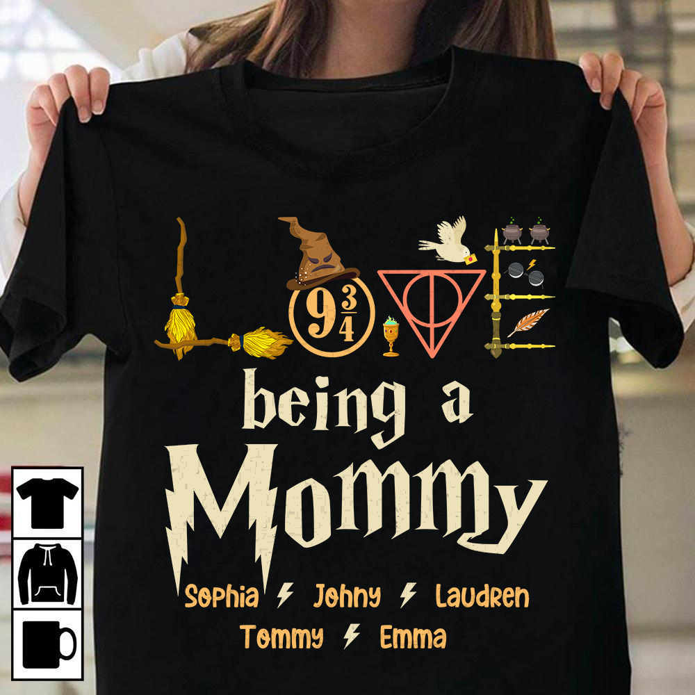 Harry Potter-Themed Personalized Mommy T-Shirt