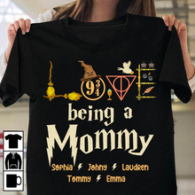 Load image into Gallery viewer, Harry Potter-Themed Personalized Mommy T-Shirt
