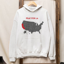 Load image into Gallery viewer, Pray for LA: California Map Shape Strong Shirt Shirts PopCulturePrints
