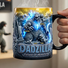 Load image into Gallery viewer, "Unleash the Monster in Dad!" - Arc Giant Creature Dad Magic Mug - Personalized Gift for Fathers, Grandpas, and All Dads Coffee Mug PopCulturePrints
