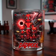 Load image into Gallery viewer, “The Best Dad Ever” – Funny Hero Dad Glass Mug – Personalized Gift for Dad, Grandpa &amp; Father Figures Glass PopCulturePrints
