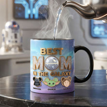Load image into Gallery viewer, Best Mom In The Galaxy - Personalized Cosmic Coffee Mug for Moms Coffee Mug PopCulturePrints
