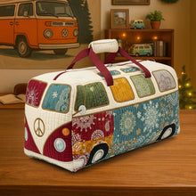 Load image into Gallery viewer, “Drive into the Holiday Spirit!” - Personalized Quilted Duffle Bag - Perfect Custom Gift for Car Lovers of All Ages Quilted Duffle Bag PopCulturePrints
