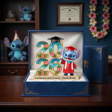 Load image into Gallery viewer, “Celebrate Their Achievement!” - Lovely Alien Graduation Plaque - Personalized Gift for Graduates Shaped Plaques PopCulturePrints
