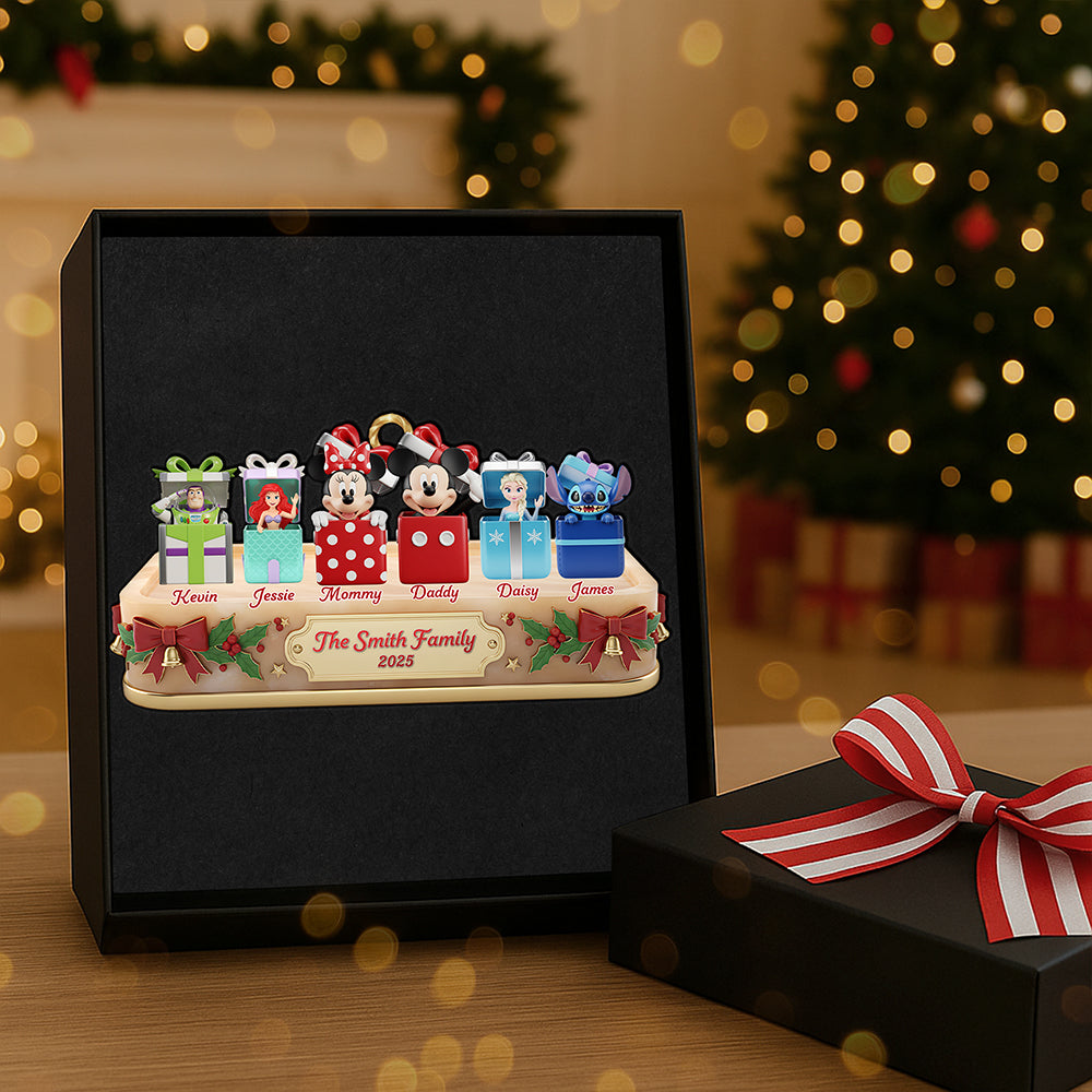 "Celebrate Family Bonds with Personalized Joy!" - Family Custom Shape Acrylic Christmas Ornament - A Unique Gift for Families, Friends, and Loved Ones Ornament PopCulturePrints