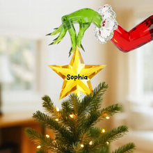 Load image into Gallery viewer, &quot;Make Every Holiday Sparkle!&quot; - Funny Holiday Acrylic Christmas Tree Topper - Personalized Gifts for Family &amp; Friends Ornament PopCulturePrints
