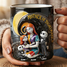 Load image into Gallery viewer, “Celebrate the Spooky Side of Motherhood” - Spooky Mom Coffee Mug, Personalized Gift for Mom and Grandma on Mother's Day Coffee Mug PopCulturePrints
