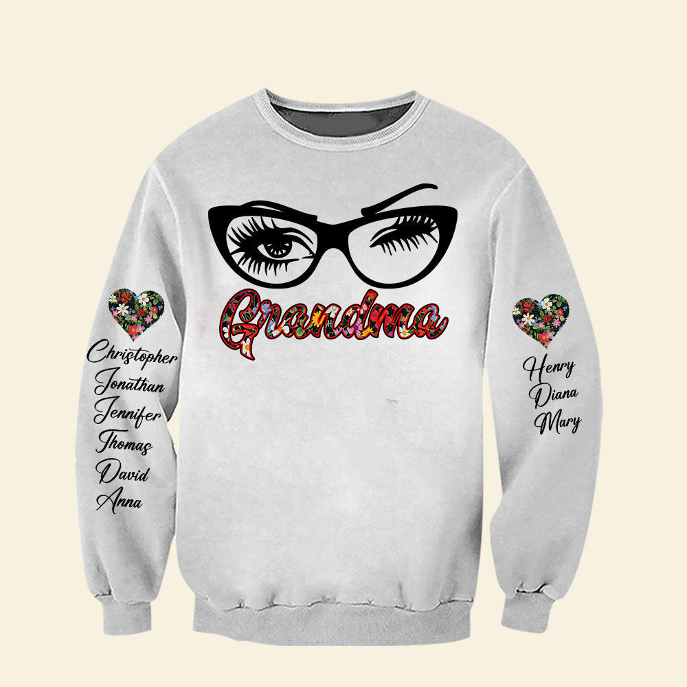 "Show Your Love with a Personalized Touch!" - Custom Mama Hoodie - Perfect Gift for Mom and Grandma AOP Products PopCulturePrints